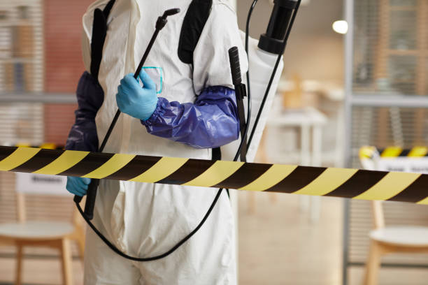 Professional Blood Cleanup technician working in Dwight, NE